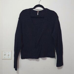 Free People Crochet intertwined front Sweater